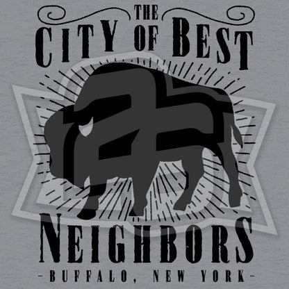 Volume 16, Shirt 16: "City of Best Neighbors"