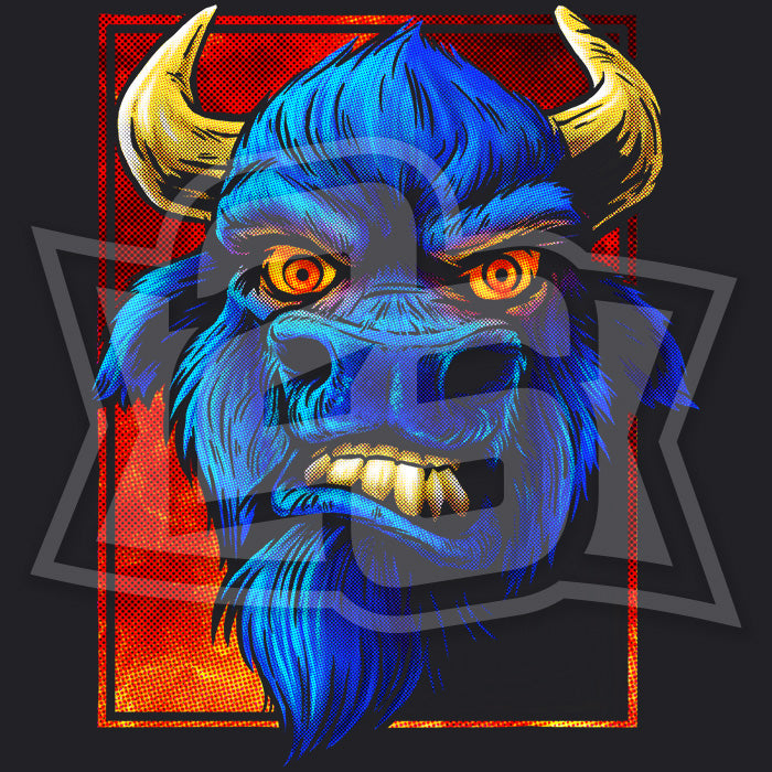 "Comic Buffalo" Crewneck Sweatshirt