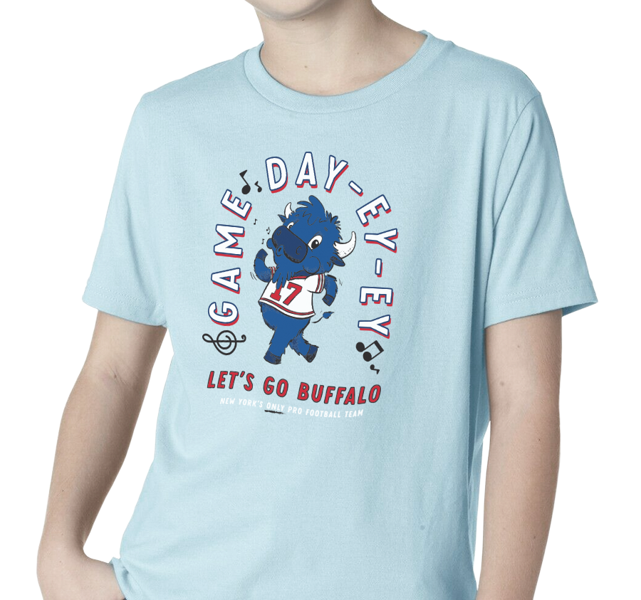 Youth T-Shirt, Light Blue (100% cotton)
