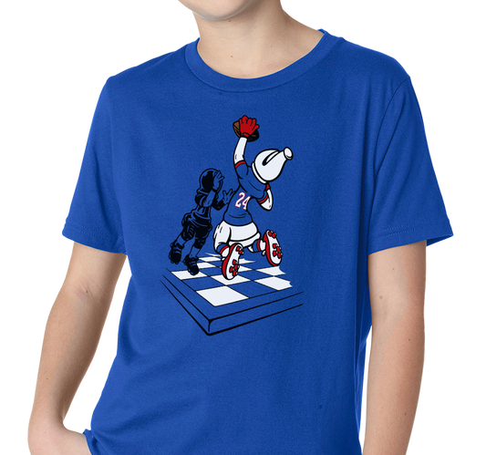 Youth T-Shirt, Royal (100% cotton)