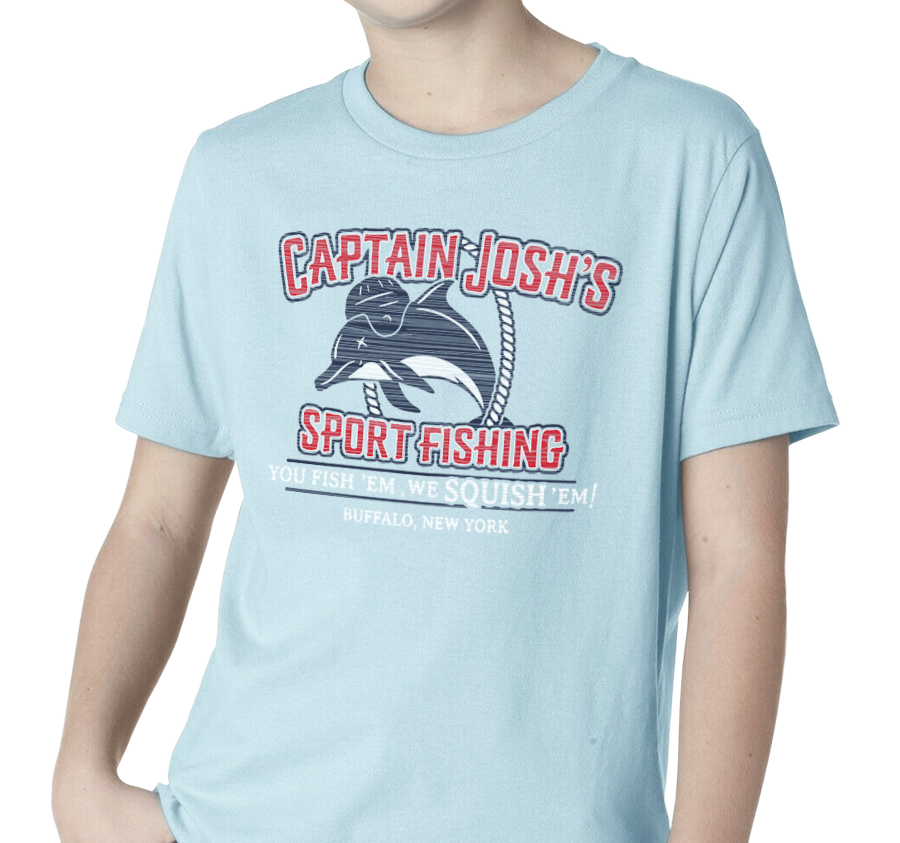 Youth T-Shirt, Light Blue (100% cotton)