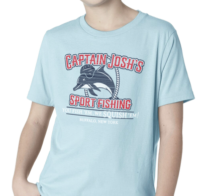 Youth T-Shirt, Light Blue (100% cotton)