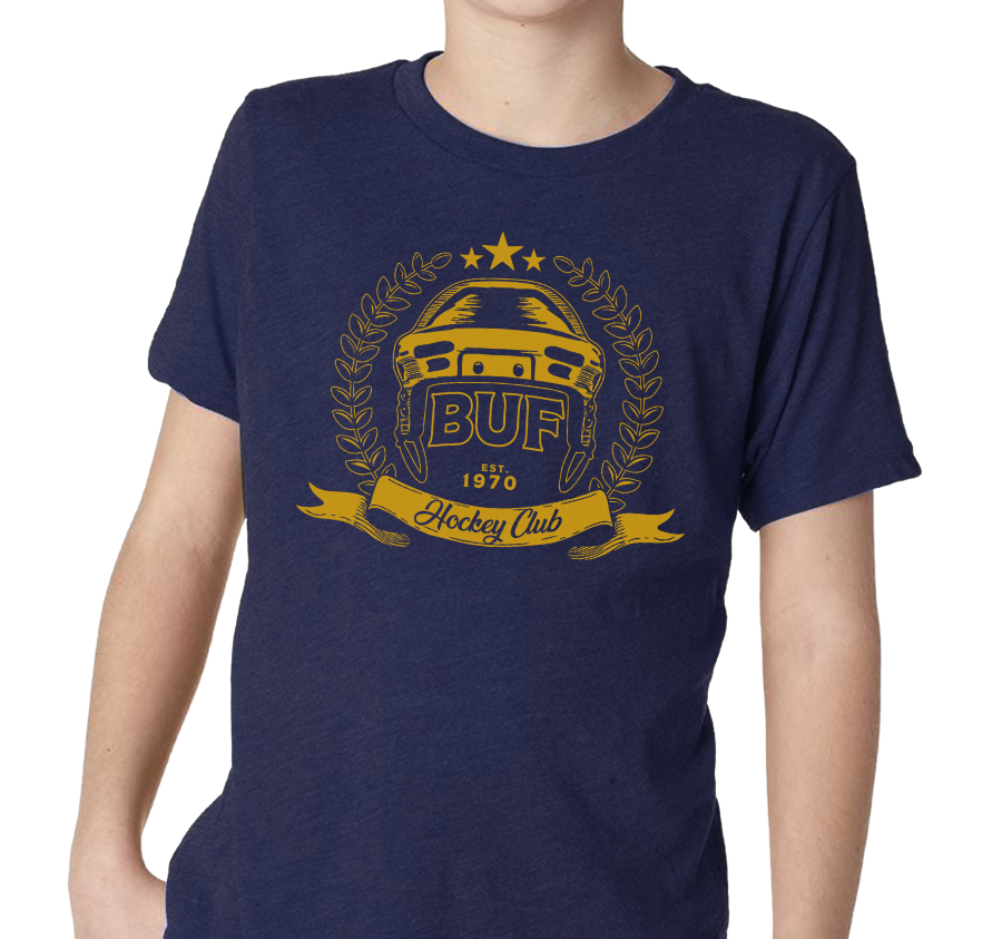 Youth T-Shirt, Navy (100% cotton)