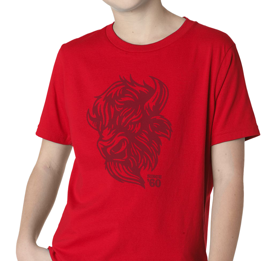 Youth T-Shirt, Red (100% cotton)