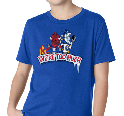 Youth T-Shirt, Royal (100% cotton)