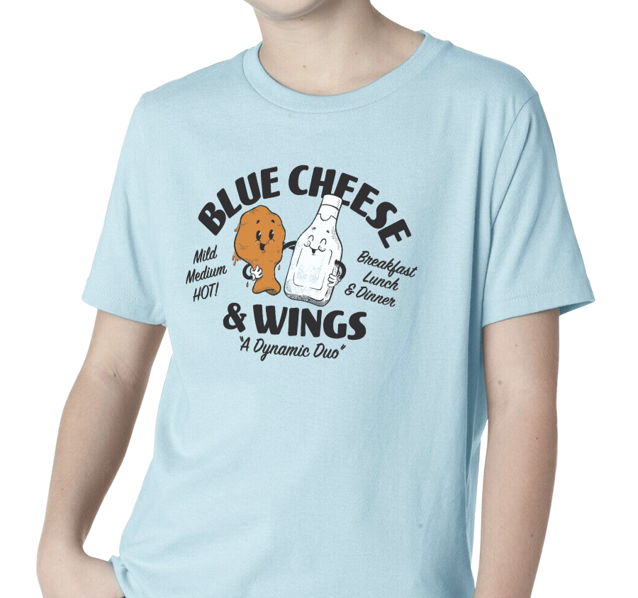 Youth T-Shirt, Light Blue (100% cotton)