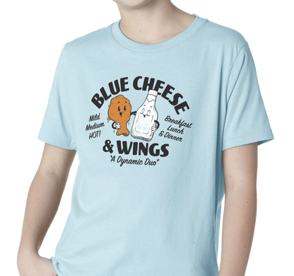 Youth T-Shirt, Light Blue (100% cotton)