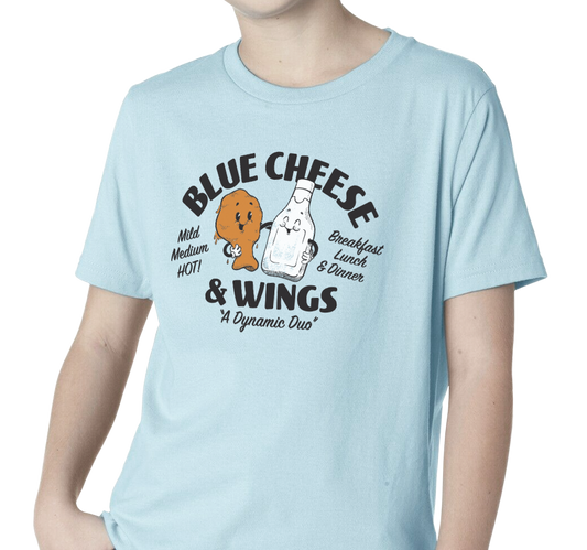 Youth T-Shirt, Light Blue (100% cotton)