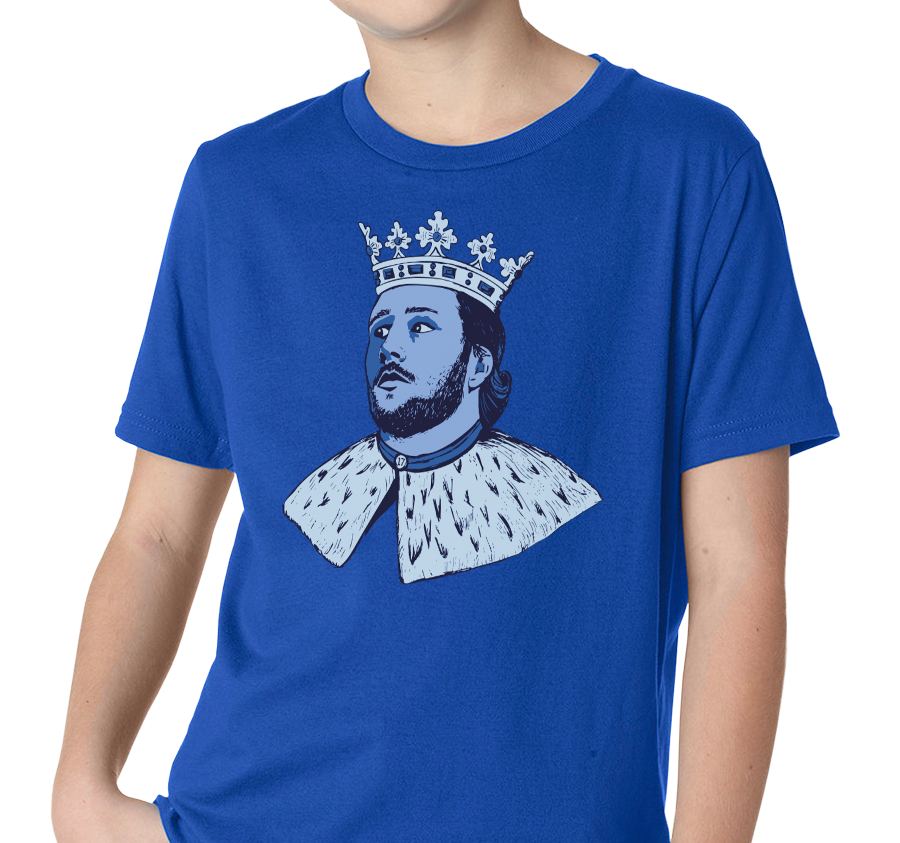 Youth T-Shirt, Royal (100% cotton)