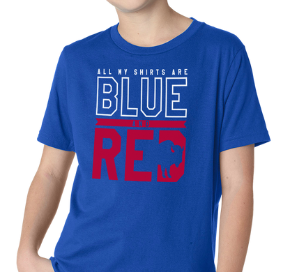Youth T-Shirt, Royal (100% cotton)