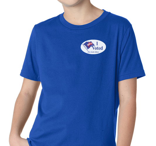 Youth T-Shirt, Royal (100% cotton)