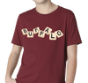 Youth T-Shirt, Maroon (100% cotton)