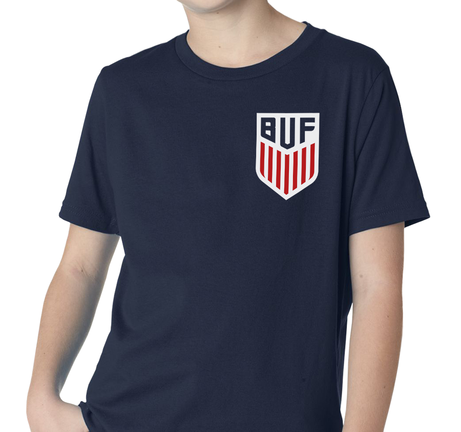 Youth T-Shirt, Navy (100% cotton)