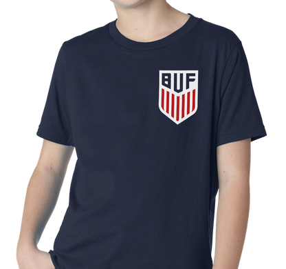 Youth T-Shirt, Navy (100% cotton)