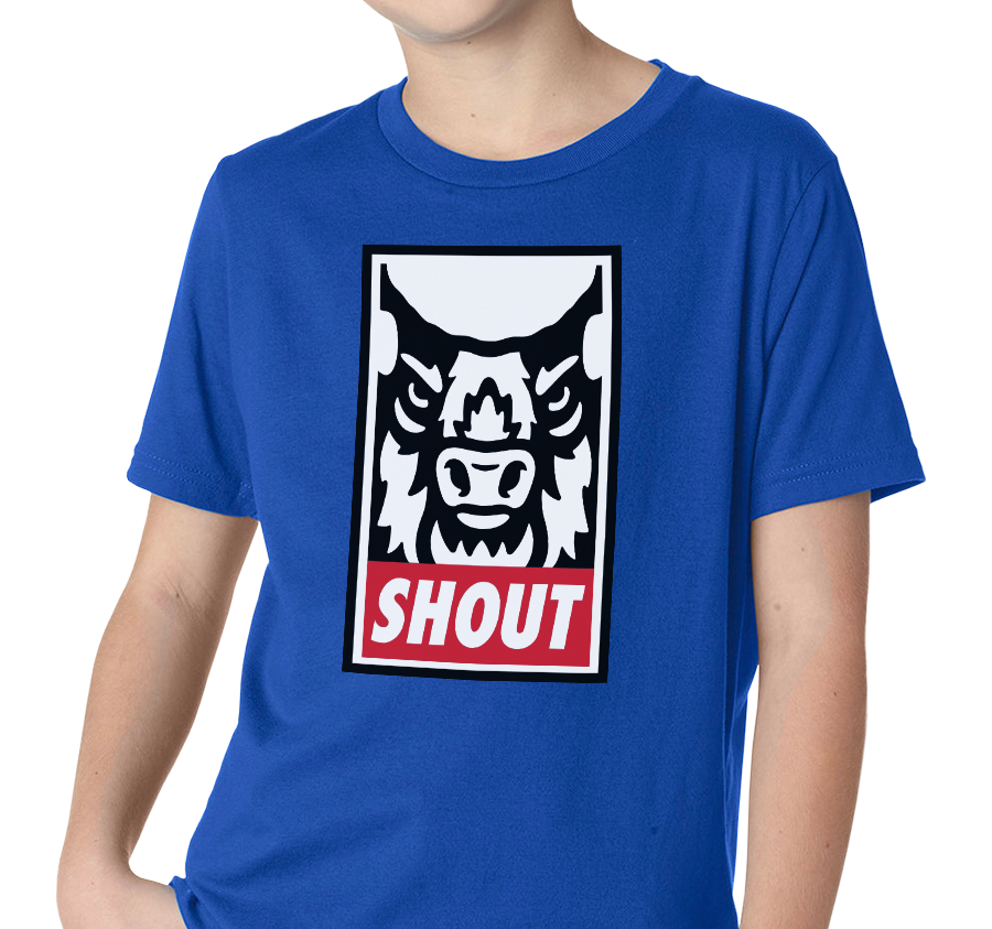 Youth T-Shirt, Royal Blue (100% cotton)