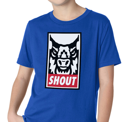 Youth T-Shirt, Royal Blue (100% cotton)