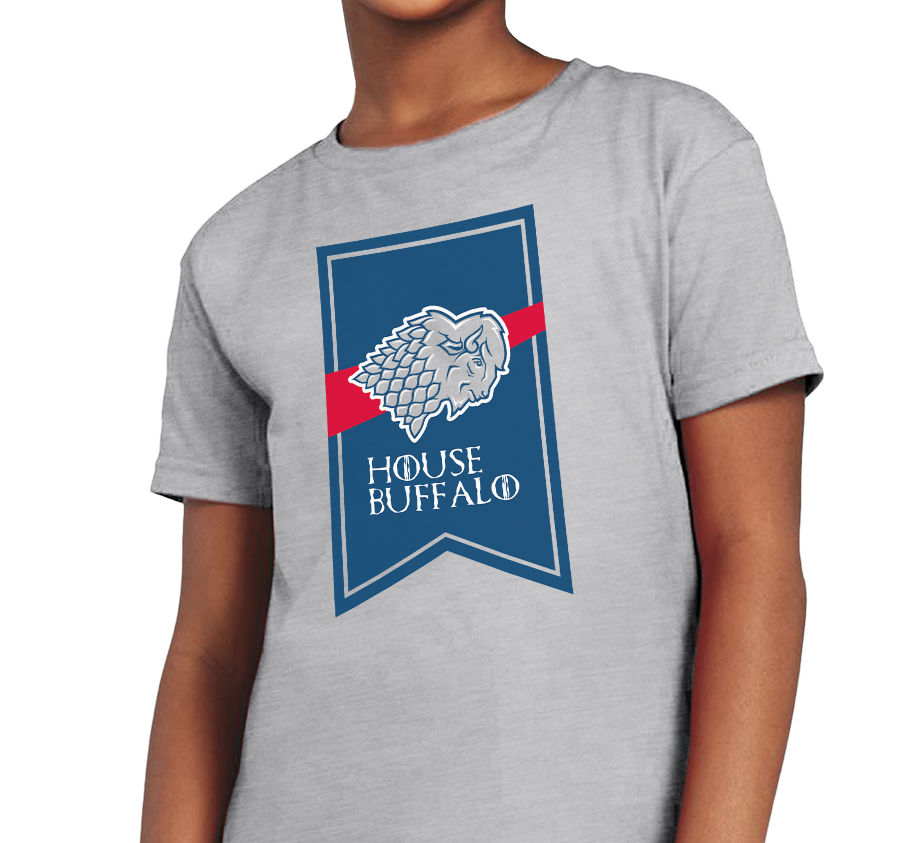 Youth T-Shirt, Heather Gray (90% cotton, 10% polyester)