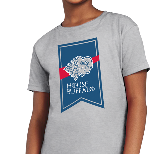 Youth T-Shirt, Heather Gray (90% cotton, 10% polyester)