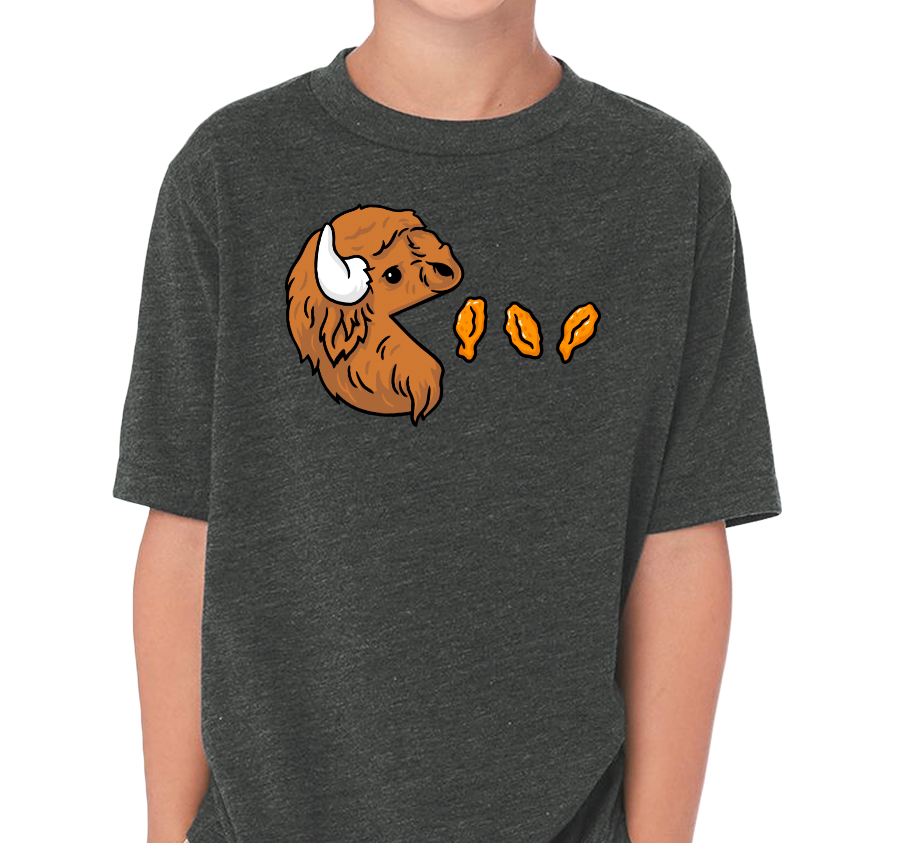 Youth T-Shirt, Charcoal (60% cotton, 40% polyester)