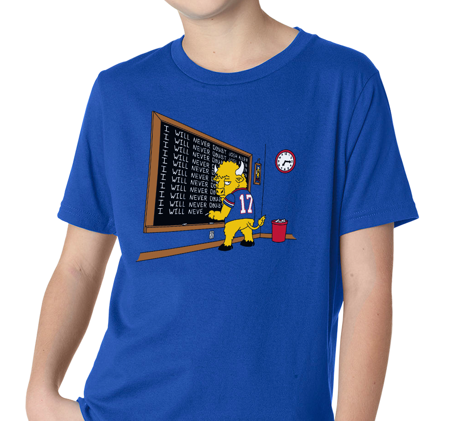 Youth T-Shirt, Royal (100% cotton)