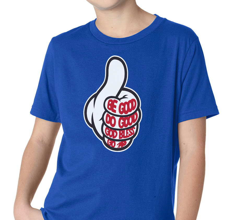 Youth T-Shirt, Royal (100% cotton)