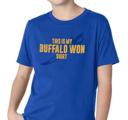 "My Buffalo Won Shirt" Youth T-Shirt (multiple color options)