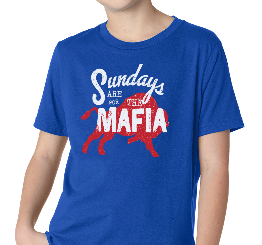 "Sundays are for the Mafia" Youth T-Shirt