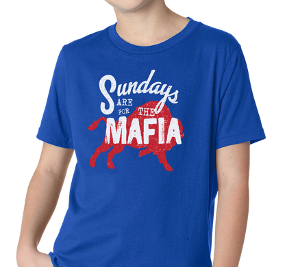 "Sundays are for the Mafia" Youth T-Shirt