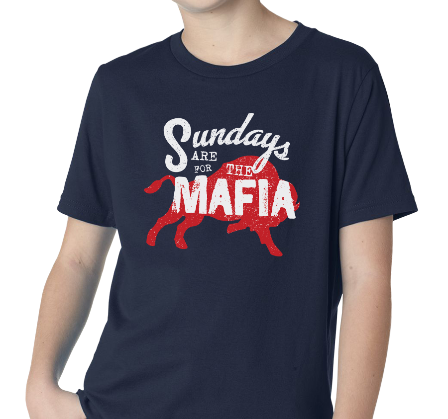 "Sundays are for the Mafia" Youth T-Shirt