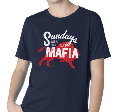 "Sundays are for the Mafia" Youth T-Shirt