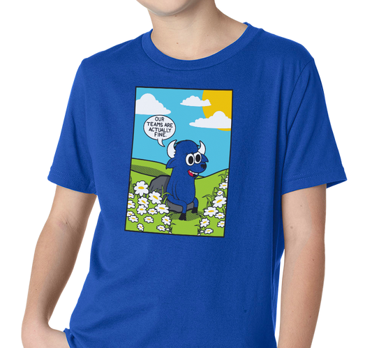 Youth T-Shirt, Royal (100% cotton)