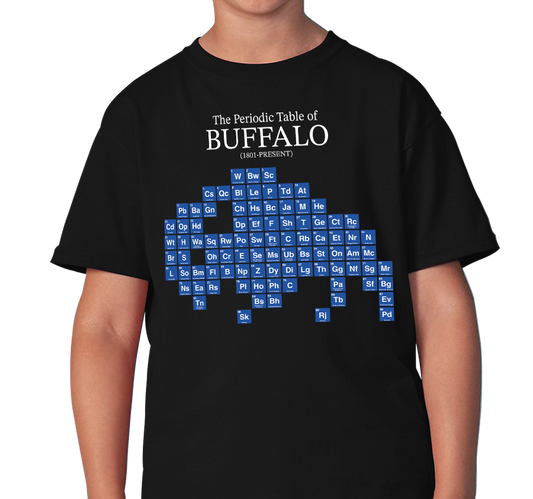 "Periodic Table of Buffalo" Youth T-Shirt