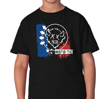 Youth T-Shirt, Black (100% cotton)