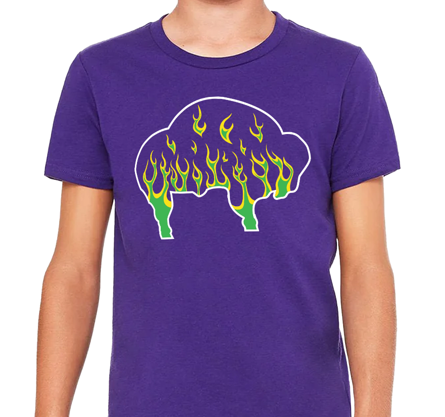 Youth T-Shirt, Purple (100% cotton)