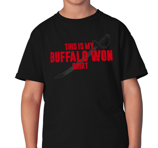 "My Buffalo Won Shirt" Youth T-Shirt (multiple color options)