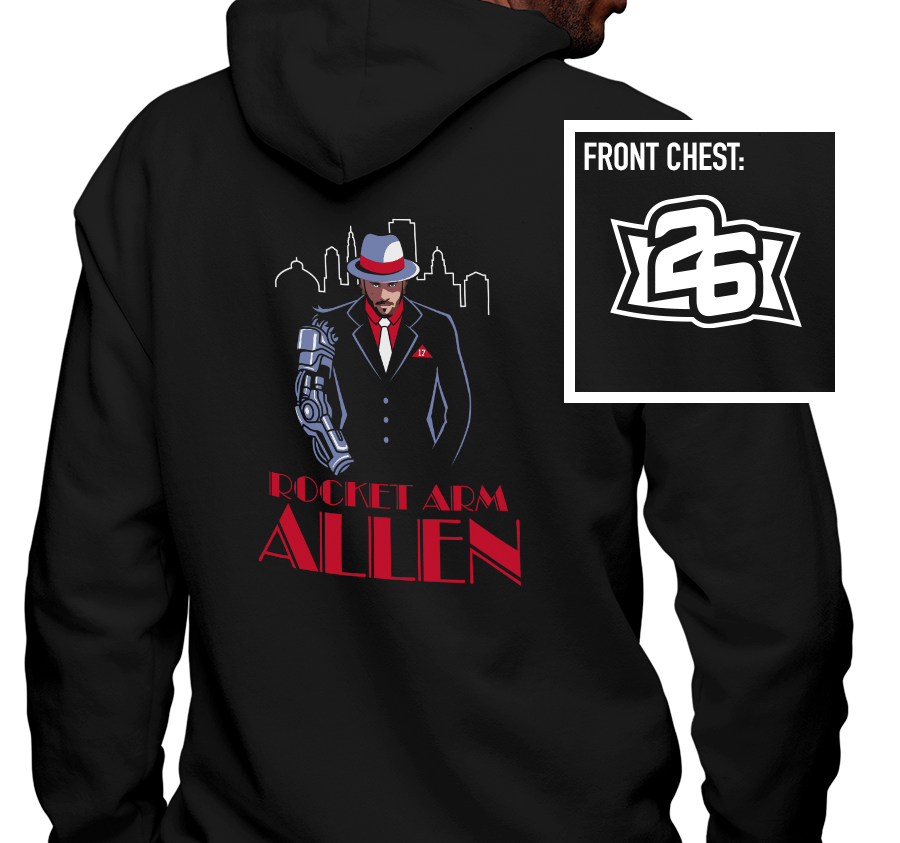 Volume 19, Shirt 20: "Rocket Arm Allen"
