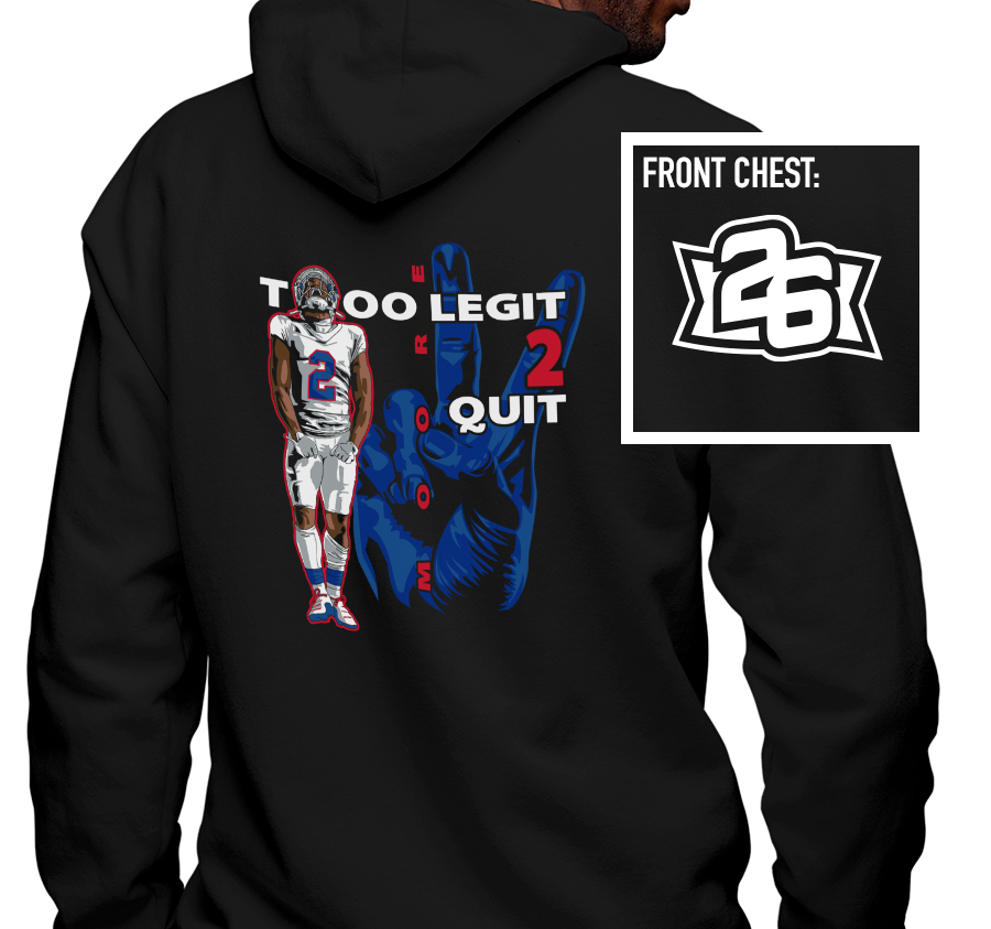 Zip-Up Hoody, Black (50% cotton, 50% polyester)