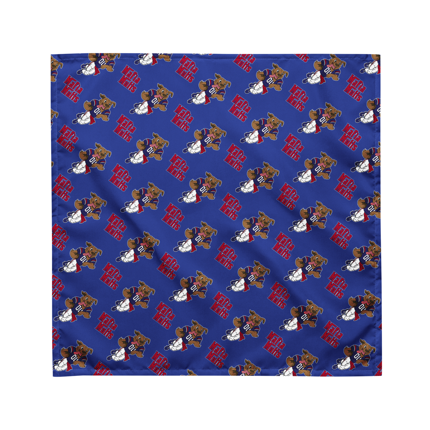 "Mafia Mutts" 2023 All-over Print Bandana: Royal