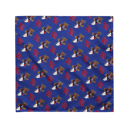 "Mafia Mutts" 2023 All-over Print Bandana: Royal