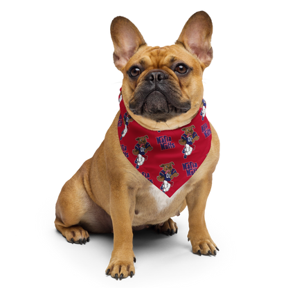 "Mafia Mutts" 2023 All-over Print Bandana: Red