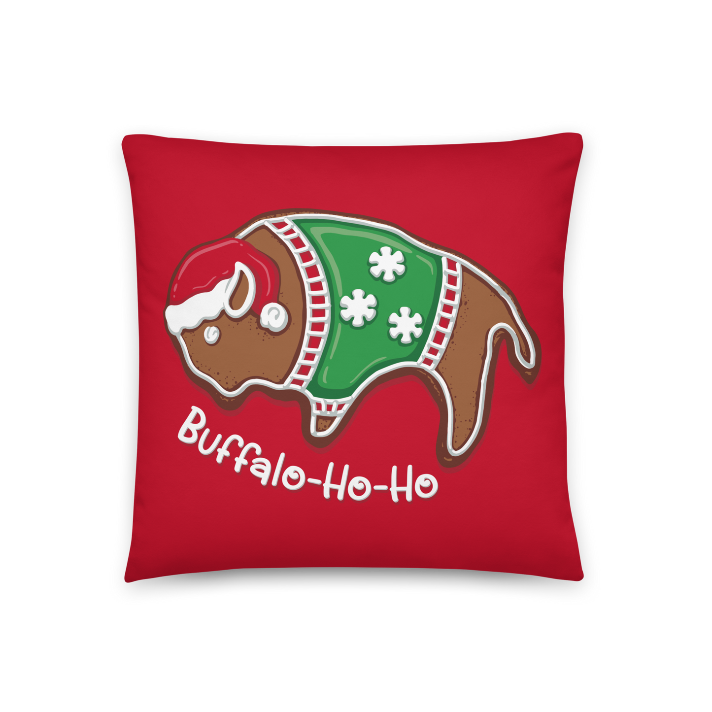 "Buffalo-Ho-Ho" Pillow