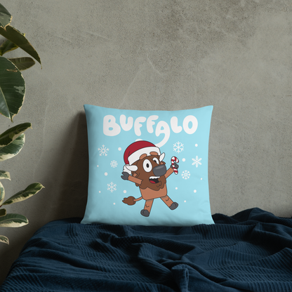 "Buffaloey Holiday Edition" Pillow