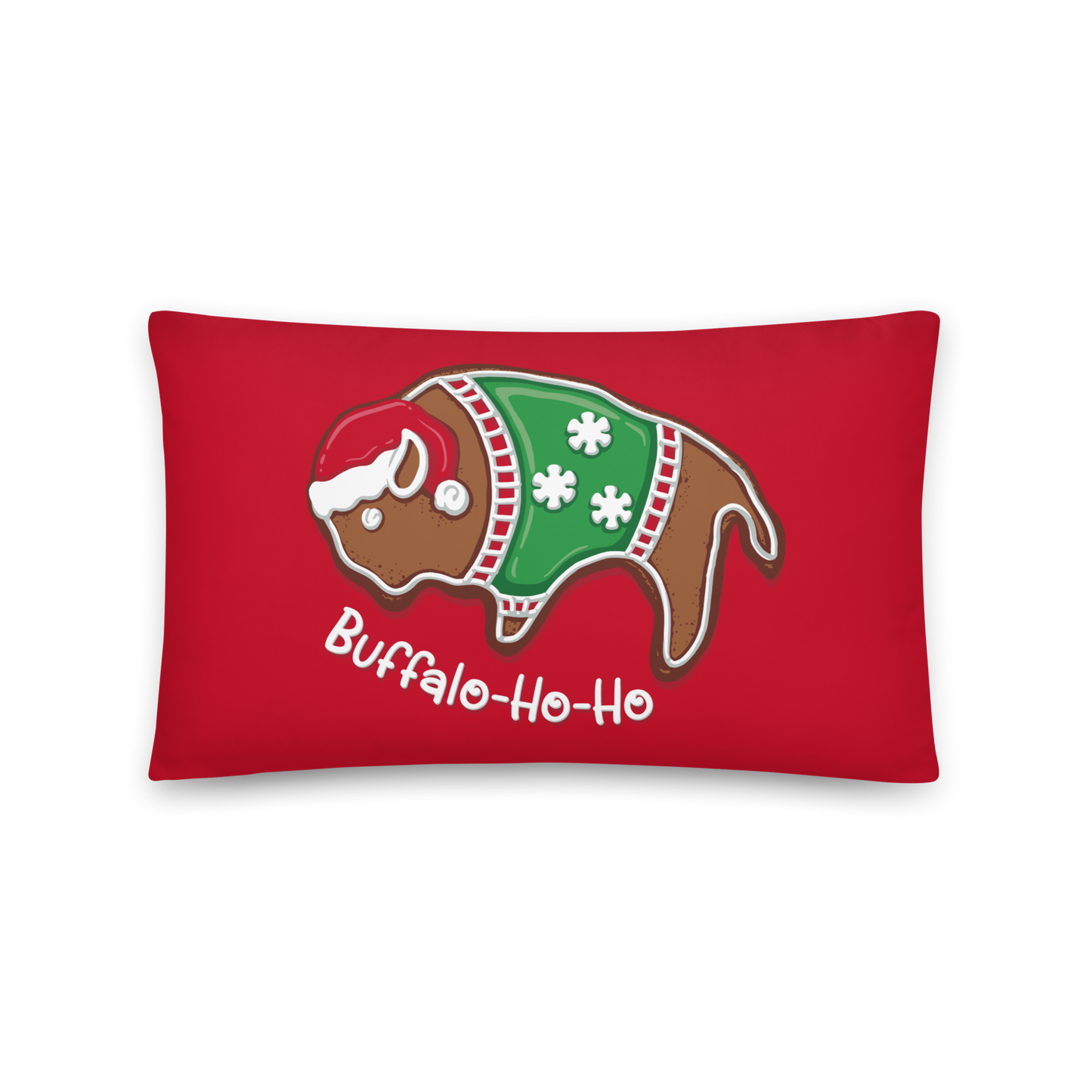 "Buffalo-Ho-Ho" Pillow