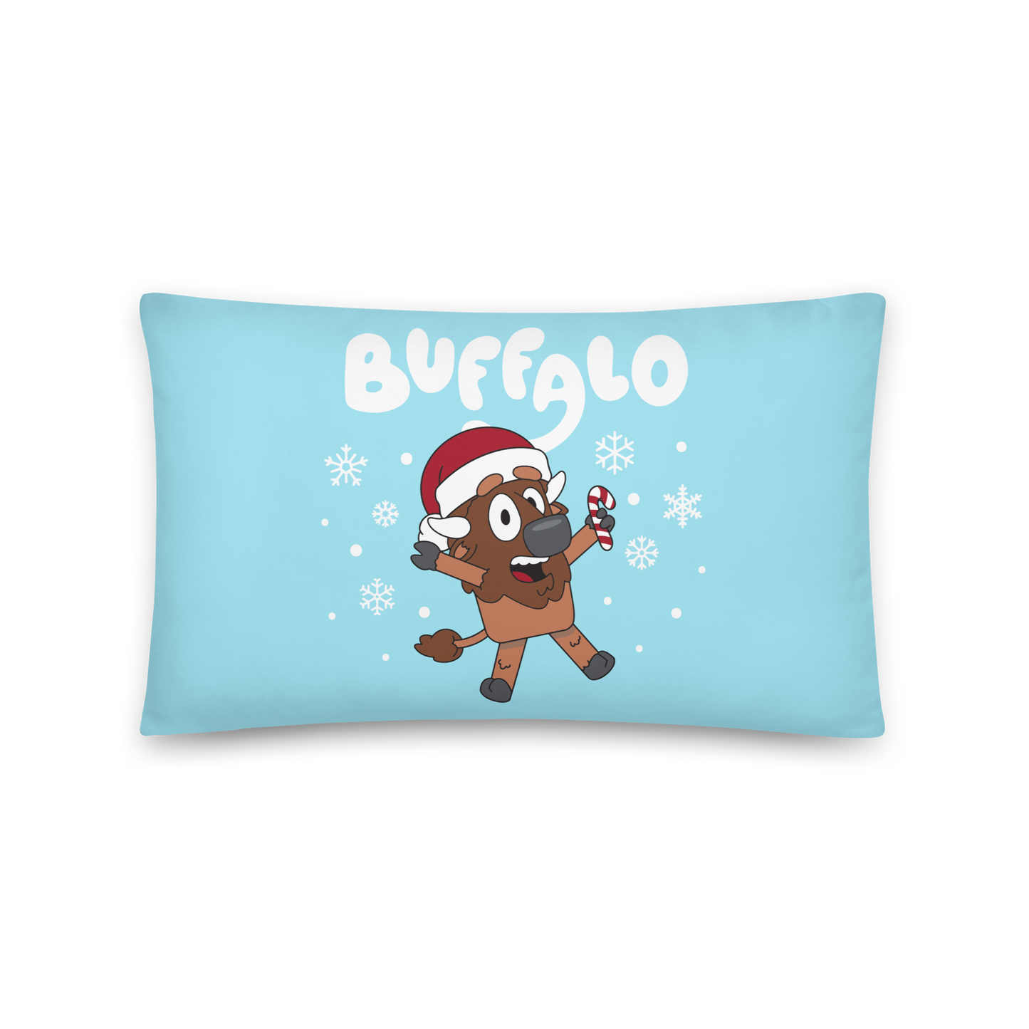 "Buffaloey Holiday Edition" Pillow