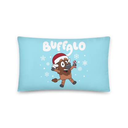 "Buffaloey Holiday Edition" Pillow