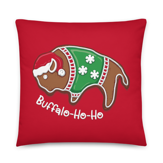 "Buffalo-Ho-Ho" Pillow