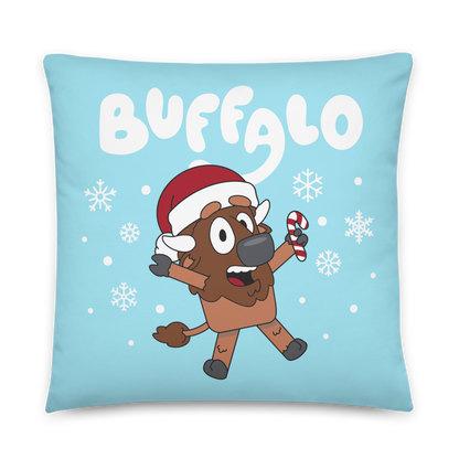 "Buffaloey Holiday Edition" Pillow