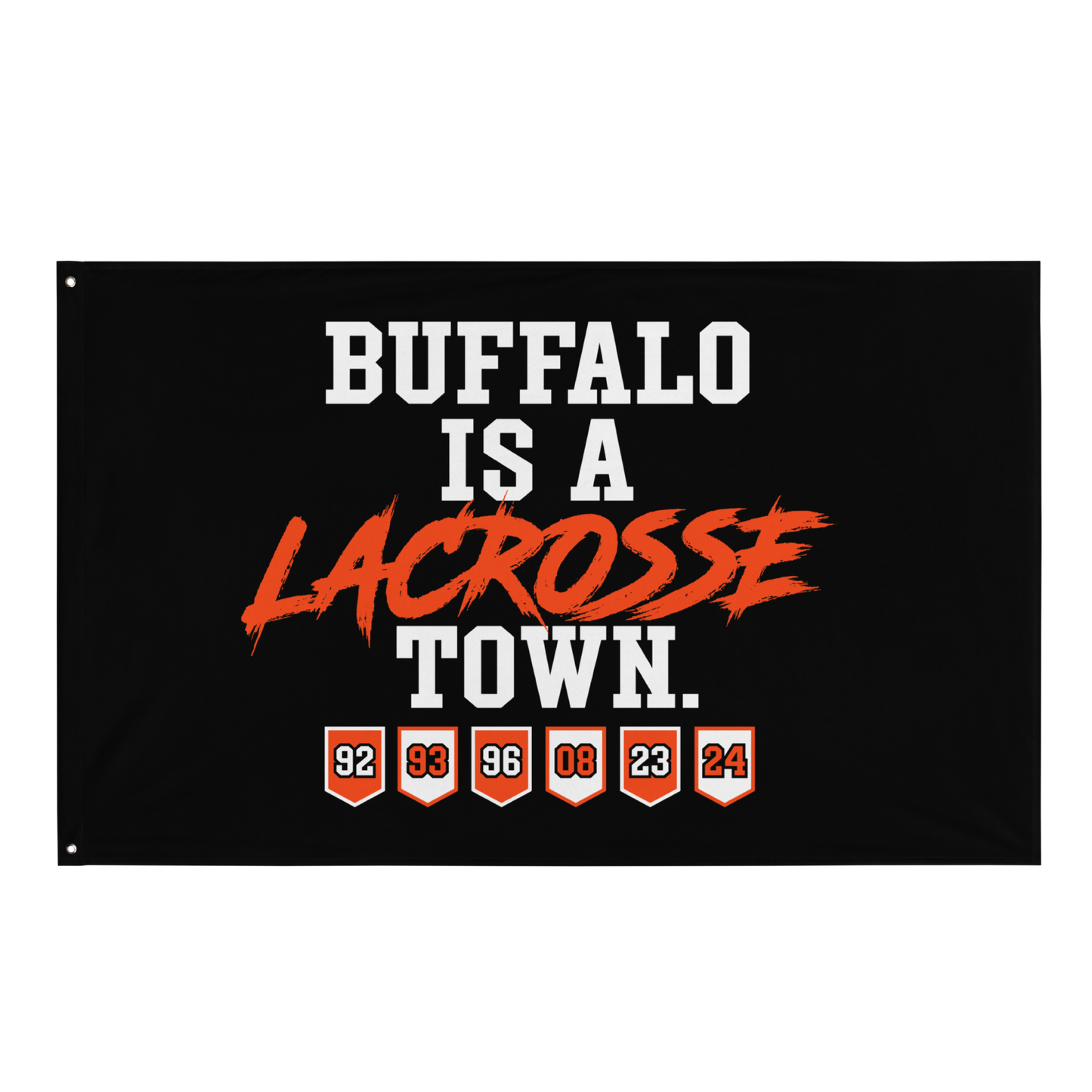 "Lacrosse Town" Flag (One-Sided Print)