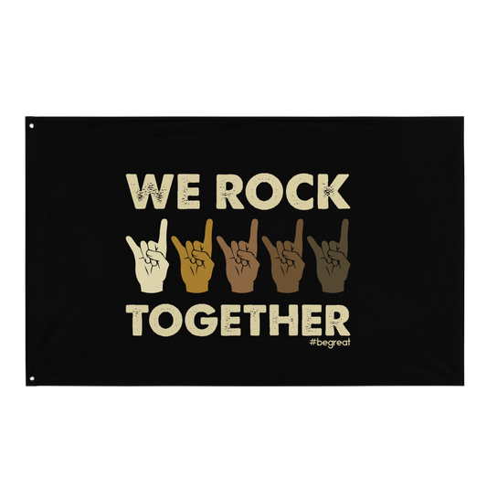 Official Nick Harrison Collection "We Rock Together" Flag