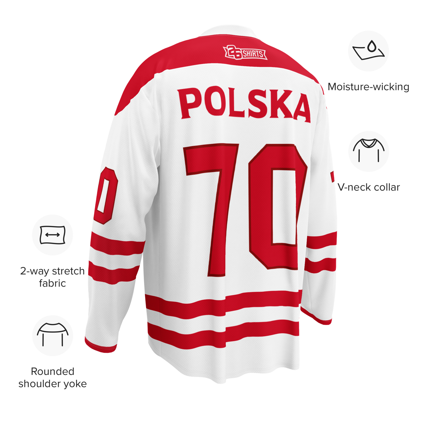 "Polska Buffalo" Sublimated Fan Jersey